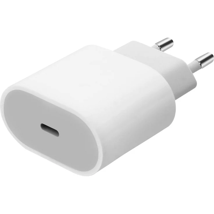 Apple MHJE3ZM/A 20W USB-C Power Adapter, Netzteil, weiß – Bild 1