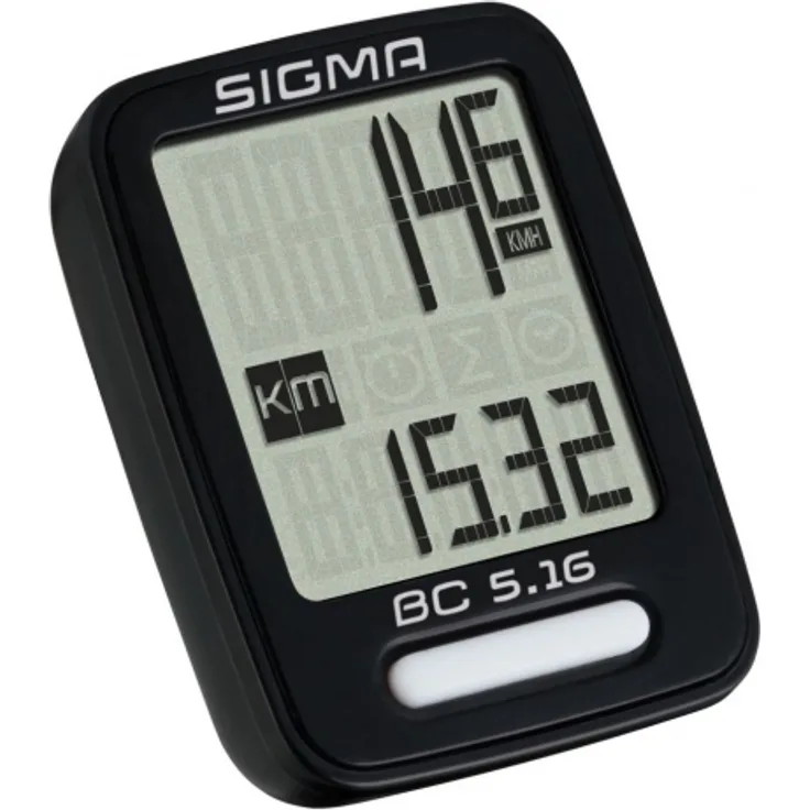 Sigma Sport Sigma BC 5.16 Fahrradcomputer, Schwarz, One size