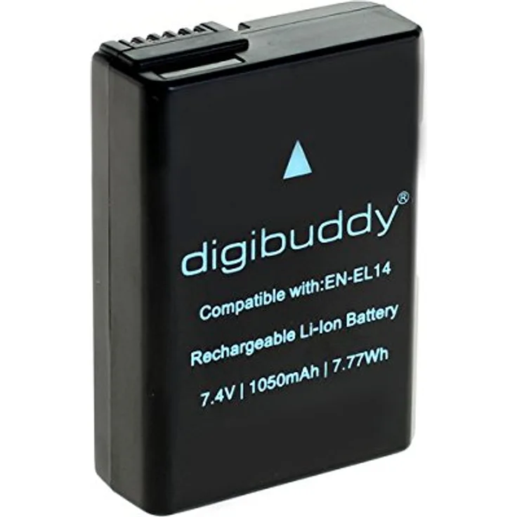 digibuddy Akku für EN-EL14a / EN-EL14 / EN-EL 14a geeignet für Nikon D3400 / D5600