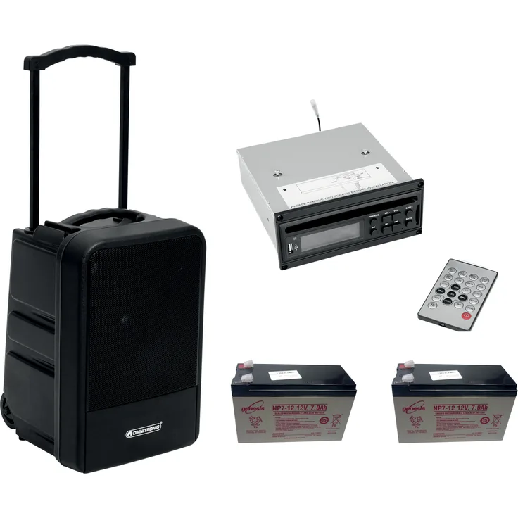 Omnitronic Set MOM-10BT4 Modular-Drahtlos-PA-System + CD-Player