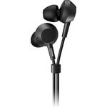 Philips E4105BK-00 In-Ear Kopfhörer mit Mikrofon, geeignet für Sport, spritzwassergeschützt, schwarz