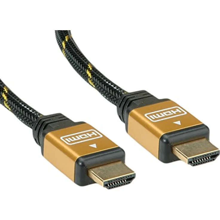 ROLINE GOLD High Speed HDMI-Kabel I Arc, Ethernet, Full HD Auflösung I 7,5 m