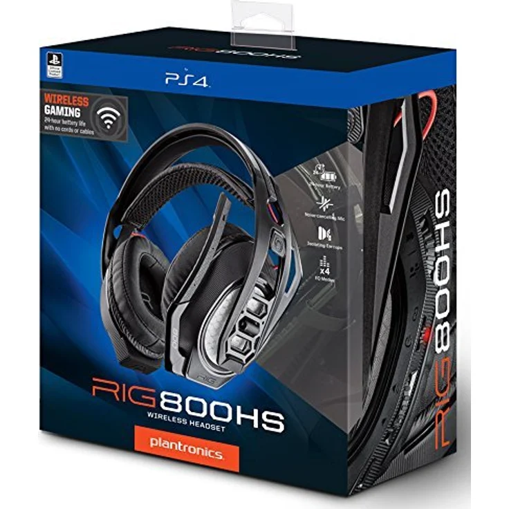 Plantronics Rig 800HS Wireless Stereo Headset (PS4) - kabellose Gaming-Headset – Bild 1