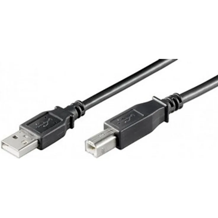 Goobay 93596 Hi-Speed Kabel USB 2.0, 1,8 m, Schwarz