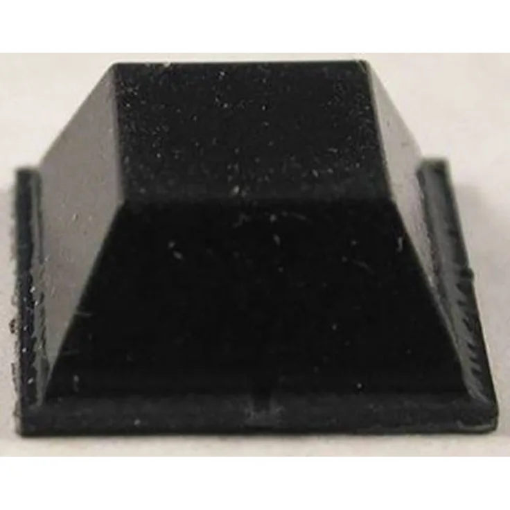 Hammond Electronics 1421T3 Gerätefuß selbstklebend, rund Schwarz ( x H) 12.7mm x 5.8mm 24St.