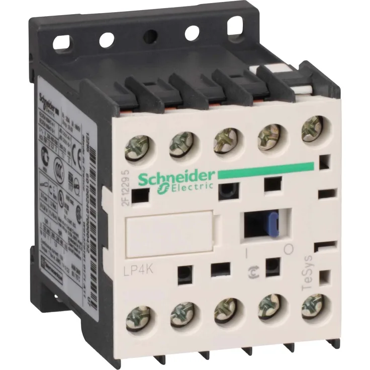 Schneider LP4K0910BW3 Leistungsschütz, 3p+1S, 4kW-400V-AC3, 9A, 24V DC