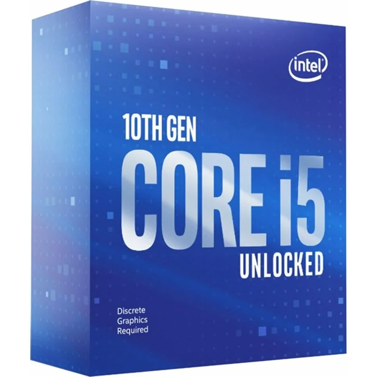 Intel Core i5-10600KF, 6 Kerne (12 Threads), 4,1 - 4,8 GHz, Boxed (ohne Kühler) (BX8070110600KF) – Bild 1