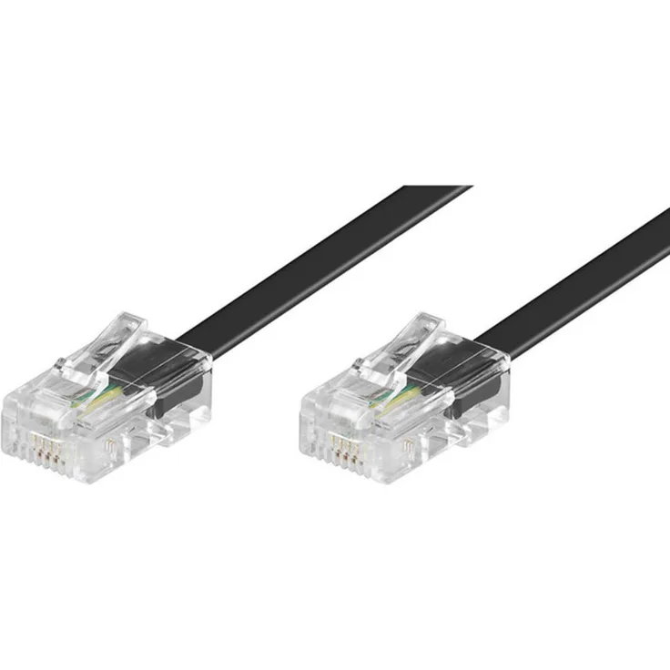 Goobay 50255 ISDN Modularanschlusskabel, RJ45-Stecker (8P4C) > RJ45-Stecker (8P4C)