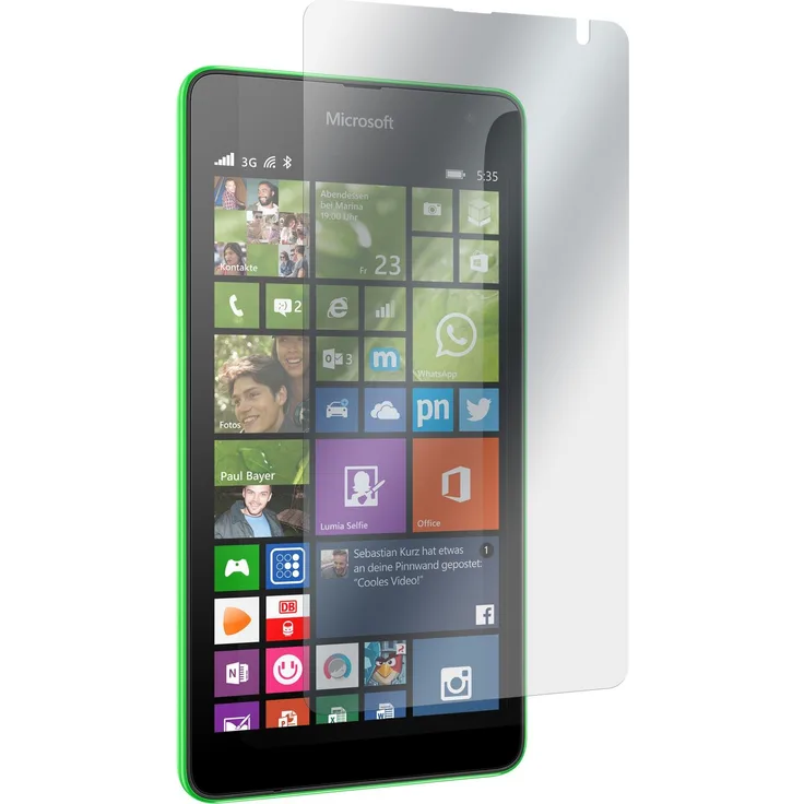 4er-Pack Displayschutzfolie klar für Microsoft Lumia 535 von PhoneNatic
