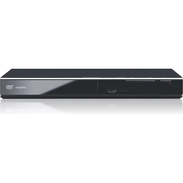 Panasonic DVD-S700EG-K DVD-Player (Multiformat Wiedergabe mit xvid, MP3 und JPEG, USB 2.0, HDMI, SCART, CD Ripping Funktion) Schwarz