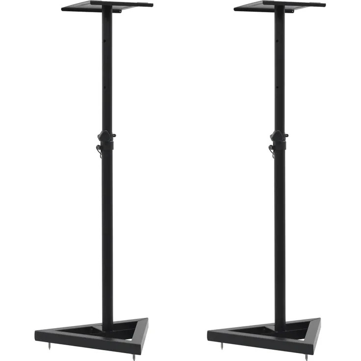 vidaXL Studio-Monitor-Lautsprecherständer 2 Stk. Schwarz Stahl