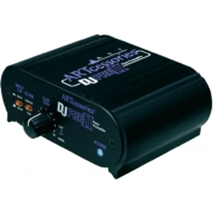 ART DJ Pre II 2.0 Phono-Vorverstärker Innenbereich, Kabellos, schwarz, Audio-Verstärker (2.0 Kanäle, 0,01%, 90 dB, 47000 Ohm, 10  50000 Hz, RCA)