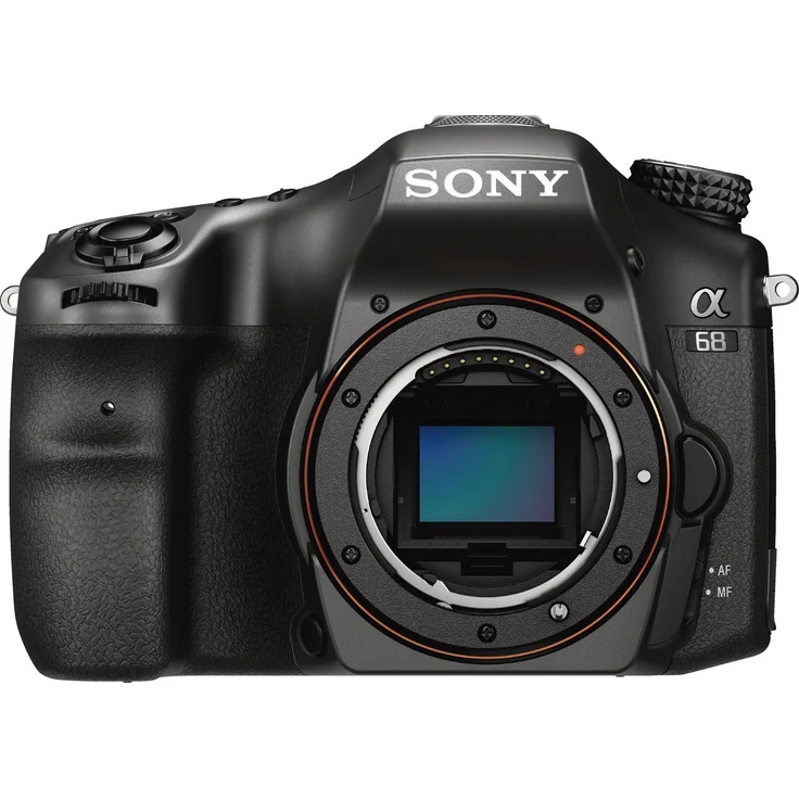Sony ILCA68.C Alpha 68 A-Mount Digitalkamera (24 Megapixel, 6,7 cm (2,7 Zoll) Display, 79-Phasen AF-Messfelder) schwarz – Bild 1