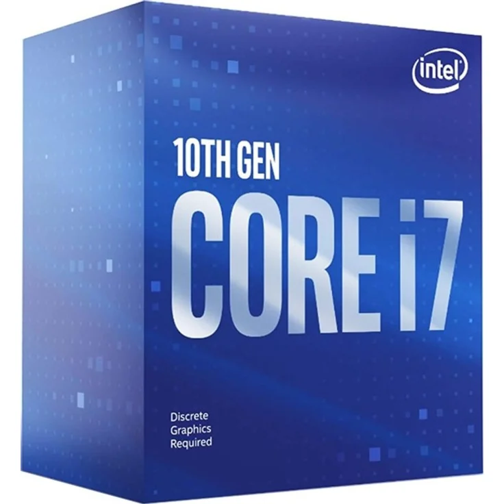Intel Core i7-10700F, 8 Kerne (16 Threads), 2,9 - 4,8 GHz, Boxed (BX8070110700F) – Bild 1