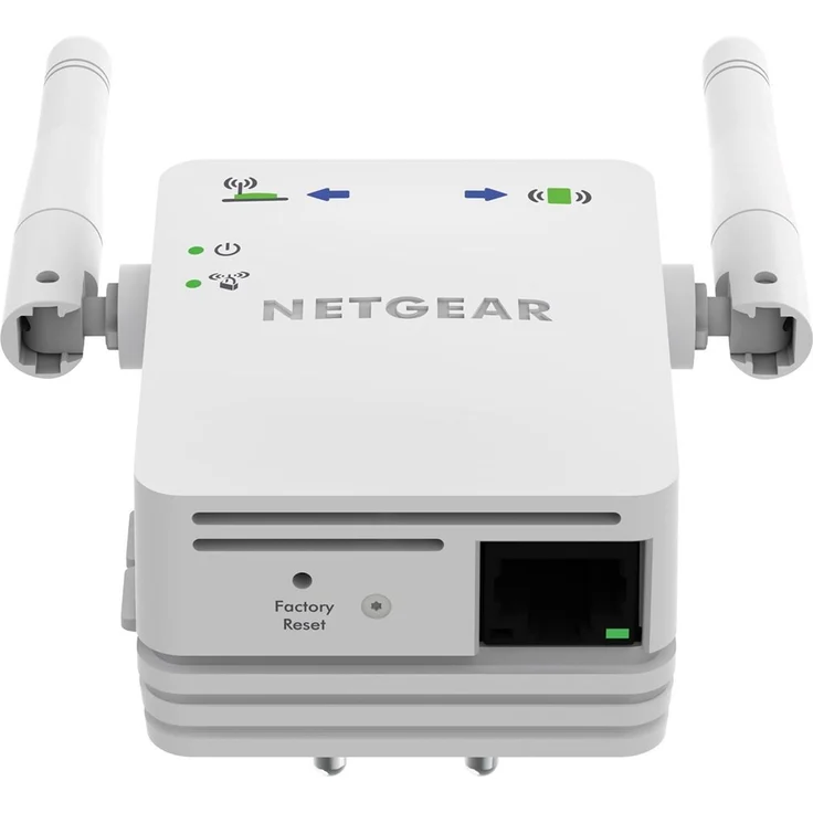 Netgear WLAN Repeater WN3000RP WLAN Verstaerker und Super-Boost WiFi (N300, Abdeckung 1 bis 2 Räume und 10 Geräte, Geschwindigkeit bis 300 MBit-s, WPS, kompaktes Design) – Bild 2