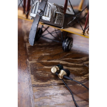 Sony MDR-EX650APT In-Ear-Kopfhörer Gold - Mit Mikrofon, Messinggehäuse