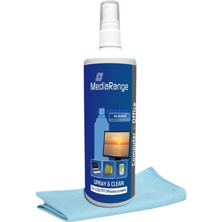 MediaRange Spray & Clean Displays Reinigungsmittel, 250 ml