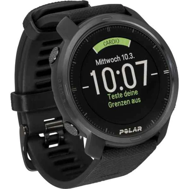 Polar Grit X Multisportuhr GPS, Unisex, M/L, Edelstahlgehäuse, Schwarz/Schwarz (90081734) – Bild 4