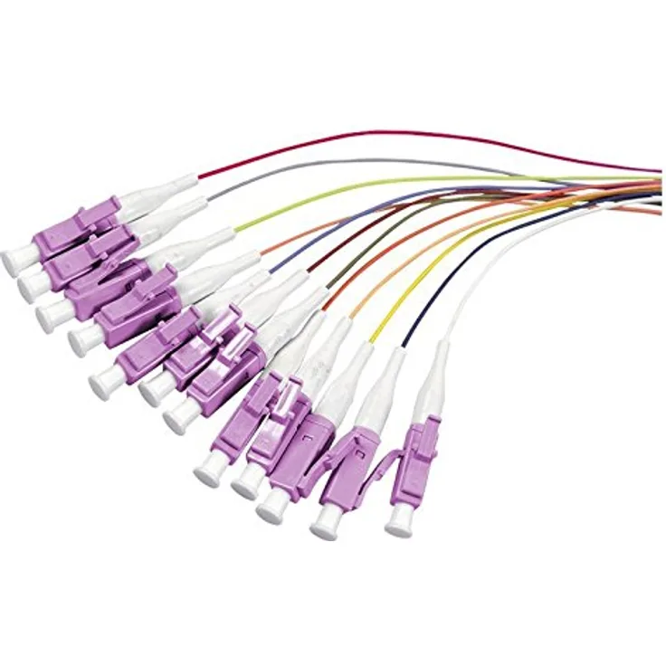Logilink Pigtail Sets mit einseitig montiertem Steckverbinder Werden hauptsächlich eingesetzt, um ankommende mehradrige LWL-Kabel aufzuteilen und mit Steckverbindern zu bestücken