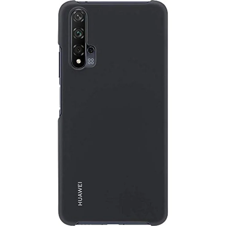 Huawei 51993761 Schutzhülle für Huawei Nova 5T, stoß- und Kratzfest, PC, Schwarz