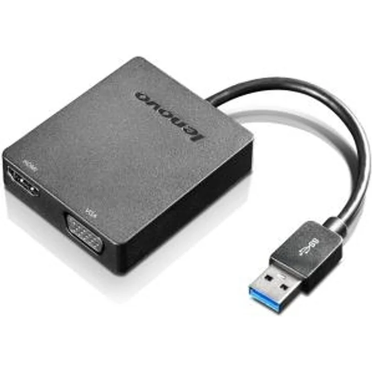 Lenovo Universal USB3.0 to VGA-HDMI Adapter