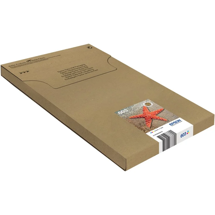 Epson Original 603 Tinte Seestern, WF-2830DWF WF-2835DWF WF-2850DWF XP-2100 XP-2105 XP-3100 XP-3105 XP-4100 XP-4105 (Multipack 3-farbig) – Bild 1