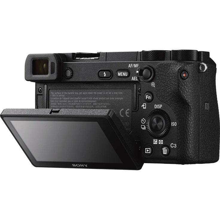Sony Alpha 6500 APS-C E-Mount Systemkamera (24,2 Megapixel, 7,5 cm (3 Zoll) Touch Display, 5 Achsen-Bildstabilisierung, 425 Phasen AF-Punkte, XGA OLED Sucher, 4K) nur Gehäuse schwarz – Bild 2