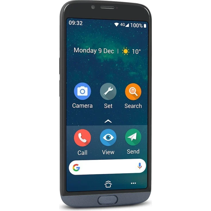 Doro 8050 Smartphone 13,72cm (5,4 Zoll) Farbdisplay, 16GB interner Speicher, 2GB RAM, Android, Grau – Bild 2