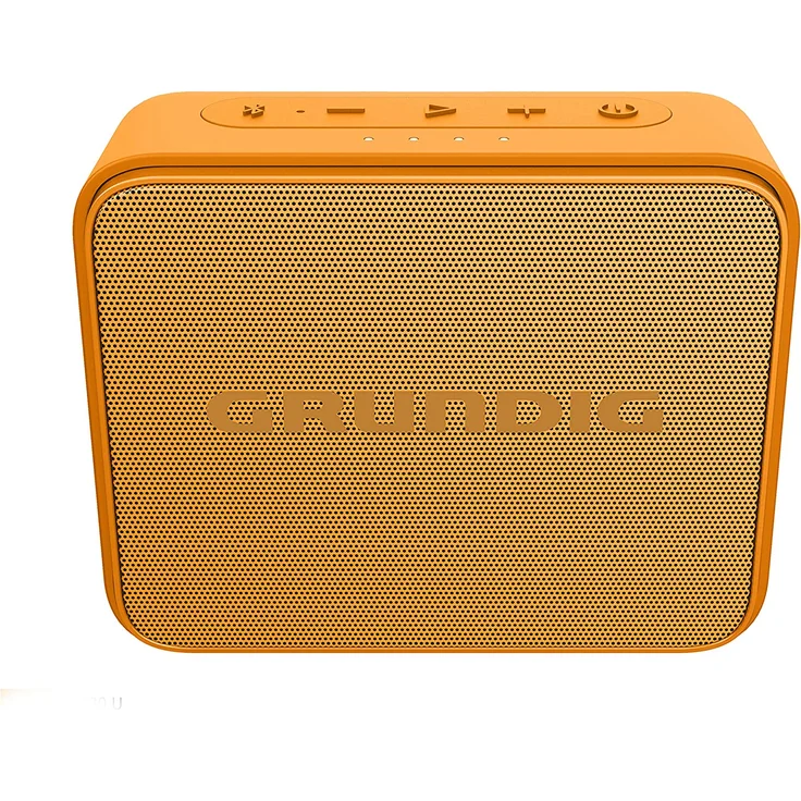 Grundig GBT JAM Black Orange (12180008028) Mini Bluetooth-Lautsprecher mit Mikrofon, spritzwassergeschützt, orange – Bild 1
