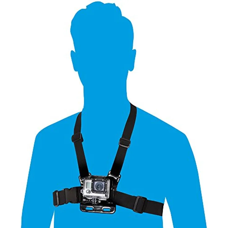 DÖRR Brustgurt GP-04 inkl. Adapter mit Kameraaufnahme für GoPro Kameras