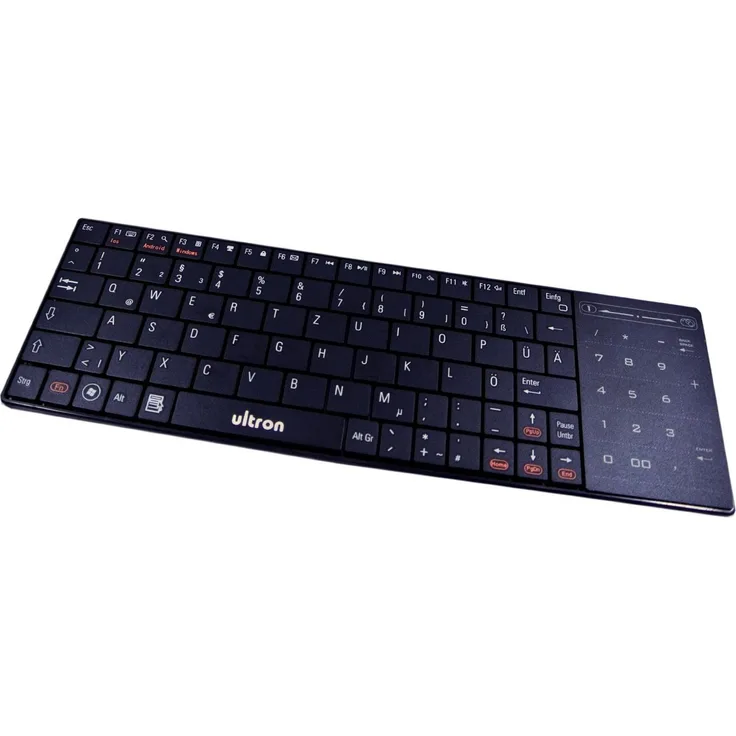 ultron Tastatur UMT-BT fashion black, Kompakte Bluetooth-Tastatur