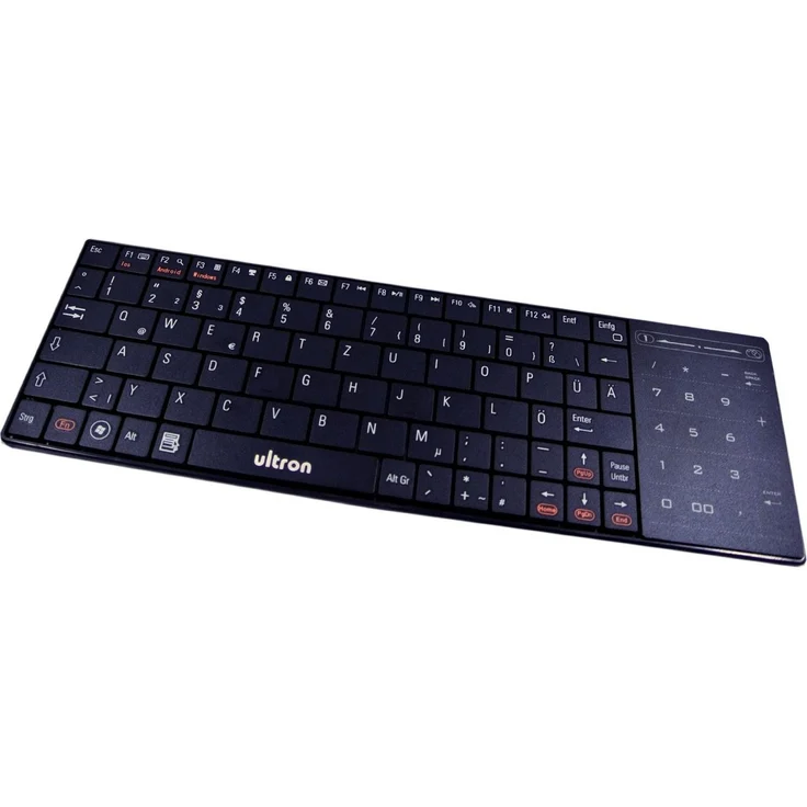 ultron Tastatur UMT-BT fashion black, Kompakte Bluetooth-Tastatur – Bild 1