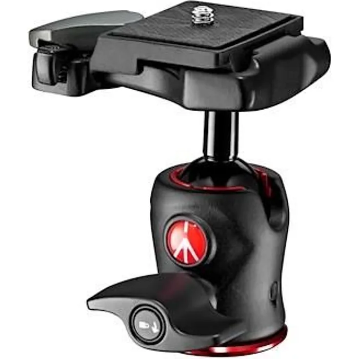 Manfrotto 490 Kugelkopf mit 200LT-PL Schnellwechselplatte (geeignet für kleine DSLR-CSC, Kompaktkamera, LED, Monitor, Action-Kameras und Zubehör, MH490-BH, Traglast: 4kg, Gewicht: 190 g)