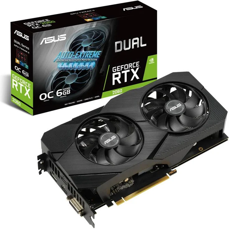 Asus Dual-RTX2060-O6G-EVO 6GB GDDR6 Grafikkarte – Bild 1