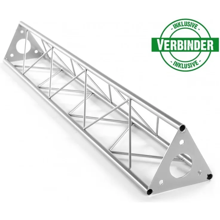 Decotruss 3 Punkt Traverse Silber 1m