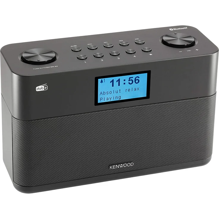 Kenwood CR-ST50DAB-B Digitalradio mit Bluetooth, LCD-Display, Wecker, schwarz – Bild 3