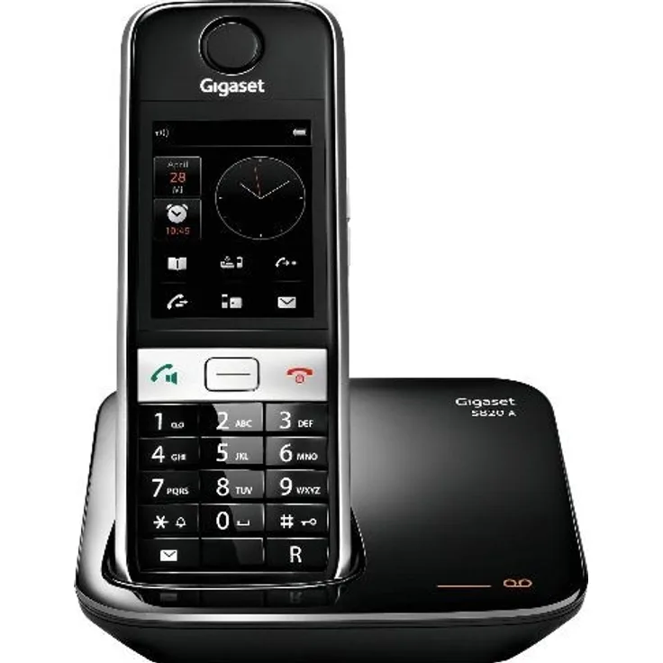 Gigaset S820A Analog-Telefon schwarz