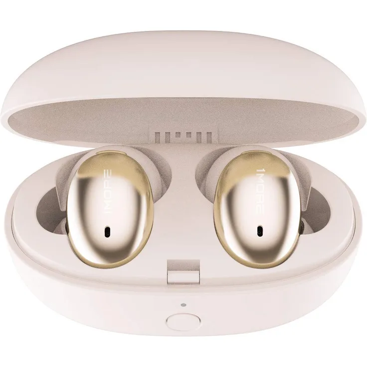 [Generation 2] 1MORE Stylische echte kabellose Ohrhörer, Bluetooth 5.0, 24-Stunden-Spielzeit, Stereo-In-Ear-Kopfhörer mit Ladehülle, eingebautes Mikrofon, alternativer Kopplungsmodus.