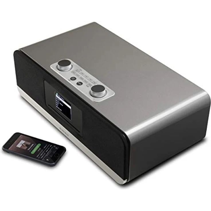 Roberts Radio Stream 67 schwarz, silber – Bild 1