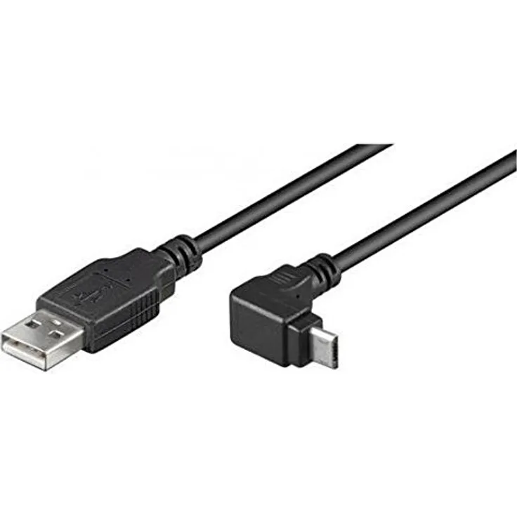 Nilox USB A - Micro-USB B, 1.8m - USB Kabel (1.8m, 1,8 m, Micro-USB B, USB A, 2.0, Male Connector-Male Connector, Schwarz)