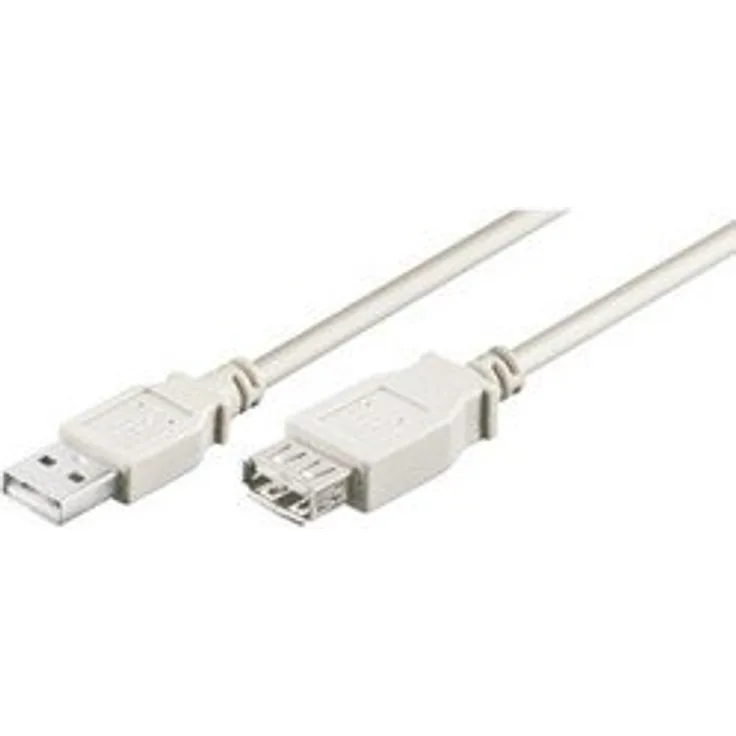M-CAB - USB-Verlängerungskabel - USB (M) - USB (W) - 3,0m (USB/USB2.0) - Grau (7000984)