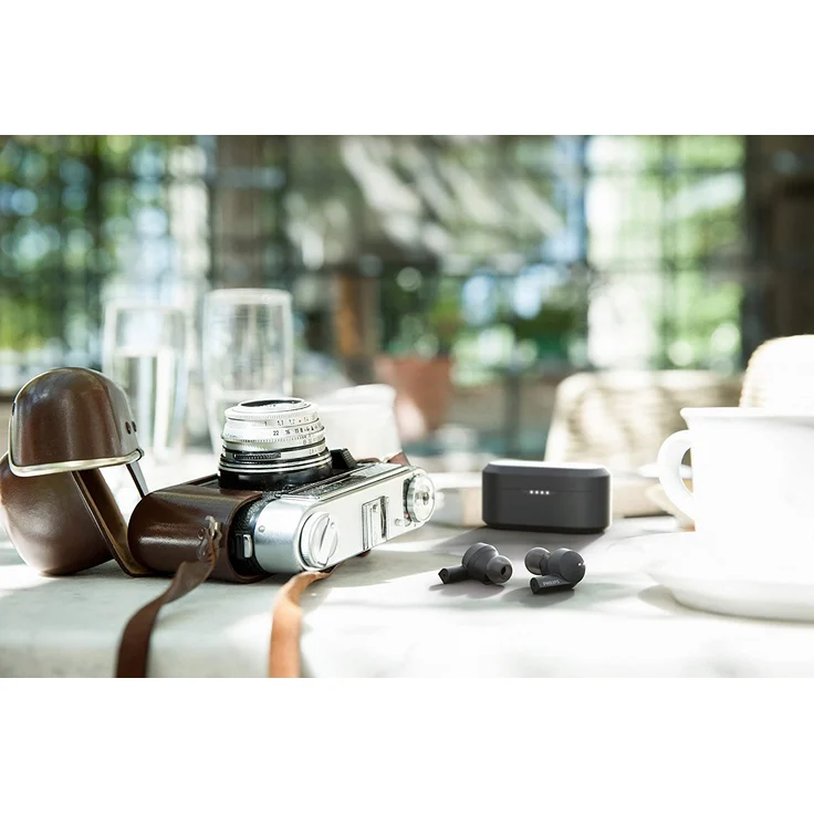 Philips Audio TAT5505BK/00 In-Ear Kopfhörer, mit Bluetooth, Mikrofon, Noise Cancelling, schwarz – Bild 8