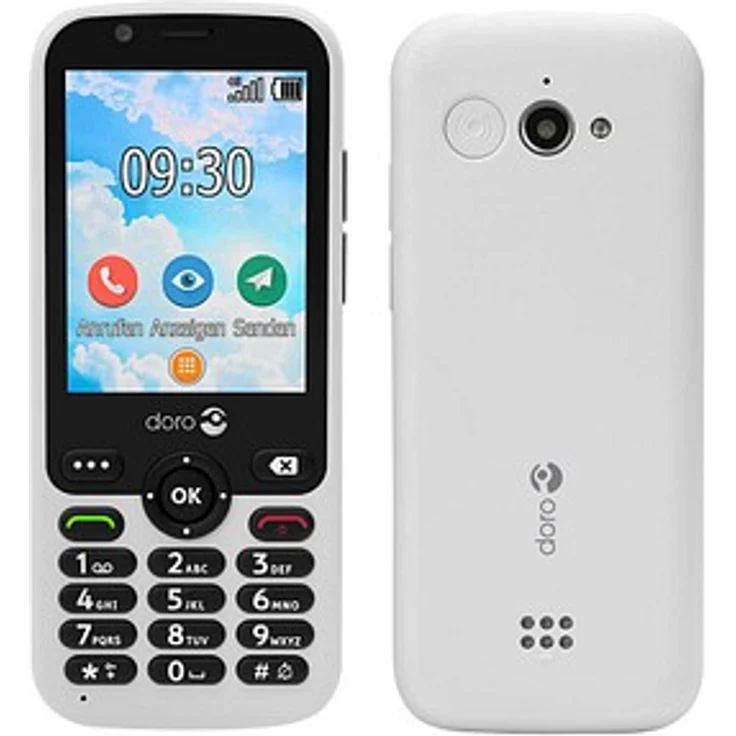 Doro 7010 - 4G Mobiltelefon (3 MP Kamera, 2,8 Zoll (7,11cm) Display, LTE, GPS, Bluetooth, WhatsApp, Facebook, WiFi) weiß – Bild 5