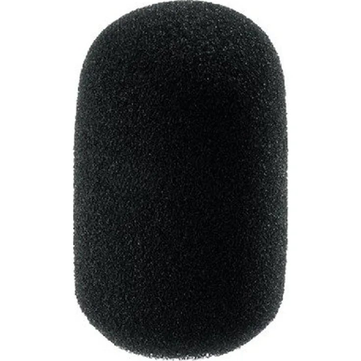 Monacor 23.5390 18x32mm Mikrofon-Windschutz, schwarz