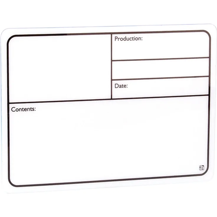 Adam Hall 88002 Beschriftungsschild Kunststoff weiß selbstklebend 220 x 150mm