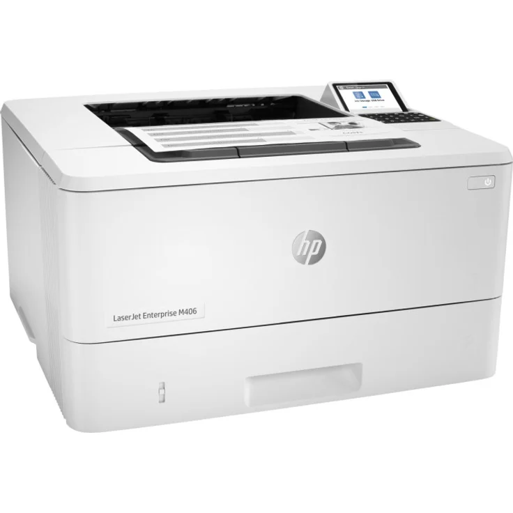 HP LaserJet Enterprise M406dn - Laserdrucker, Mono, Auflösung: 1200 x 1200 dpi, Druckgeschwindigkeit (S/W): 38 S/min, Papierzufuhr: 350 Blatt (3PZ15A) – Bild 2