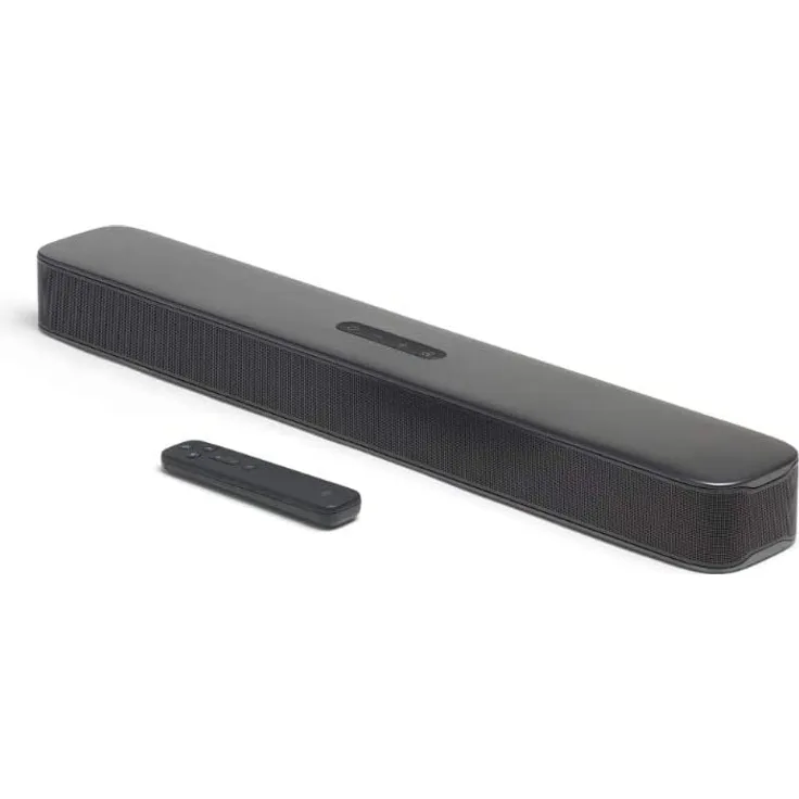 JBL Bar All-in-One 2.0 Soundbar ohne Subwoofer, kabelgebunden, geeignet für TV, schwarz (2019)