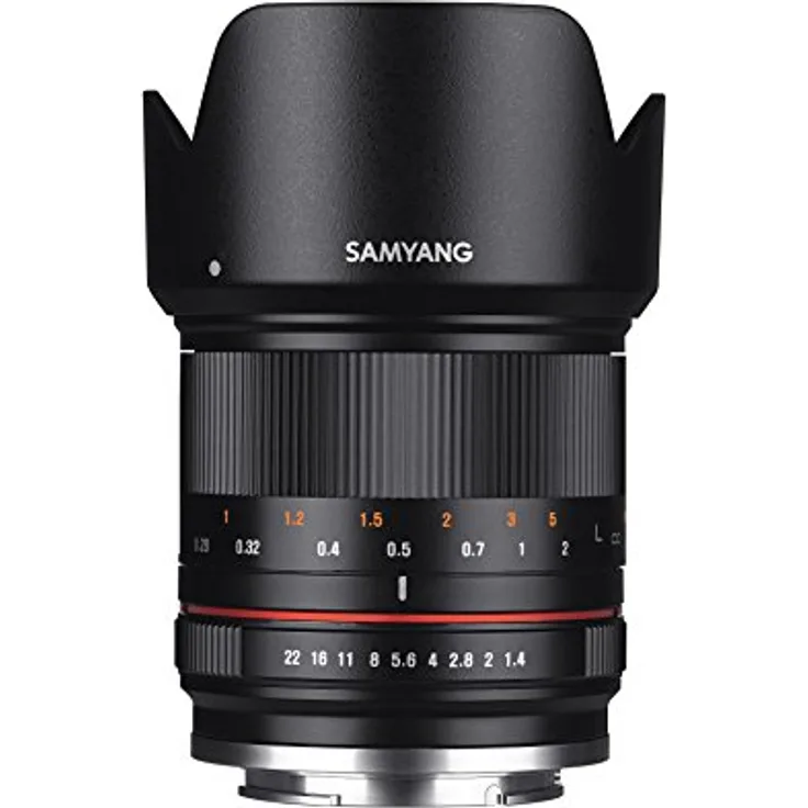 Samyang 21-1,4 Objektiv APS-C Sony E manueller Fokus Fotoobjektiv, Weitwinkelobjektiv schwarz