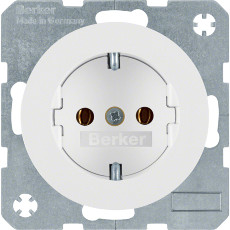 Hager 47432089. Buchsen-Typ: Typ F. Produktfarbe: Weiß, Material: Kunststoff, Thermoplast. Eingangsspannung: 250 V, Stromstärke (maximal): 16 A, Eingangsfrequenz: 50/60 Hz (47432089)