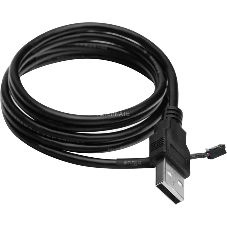EKWB EK-Loop Connect USB ex. Cable 1m Kabel, schwarz, 1 Meter